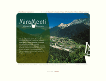 Tablet Screenshot of albergo-miramonti.it